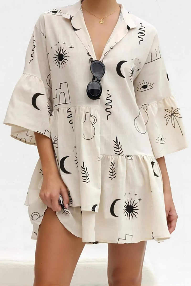 KADIN EB1195 GÖMLEK - SHORTS SET