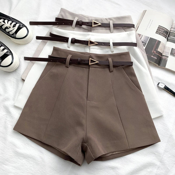 KADIN EB698 KEMERLİ SHORTS
