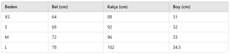 KADIN EB968 MİNİ ŞORT ETEK