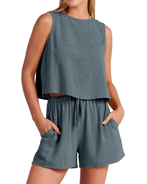 KADIN EB548 T-SHIRT - SHORT SET