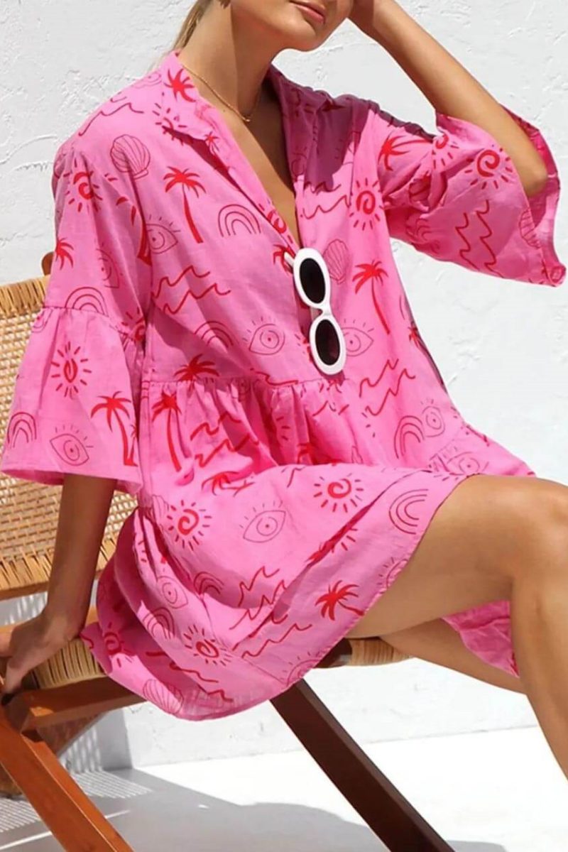 KADIN EB1195 GÖMLEK - SHORTS SET