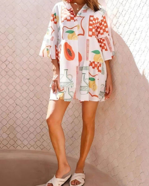 KADIN EB1195 GÖMLEK - SHORTS SET